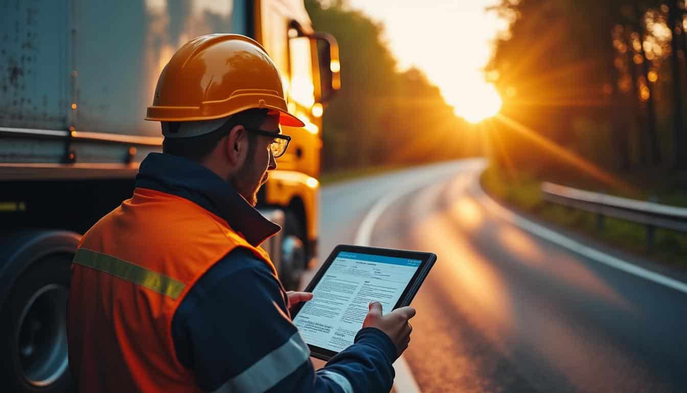 Illustration: Comprendre la réglementation sociale européenne pour les conducteurs poids lourds