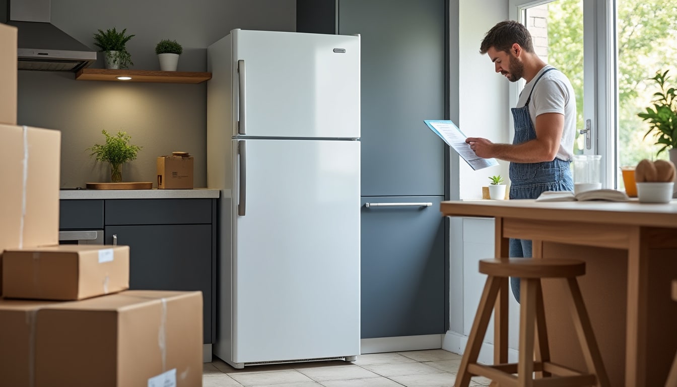 Illustration: Pourquoi il faut attendre avant de brancher un frigo après un transport