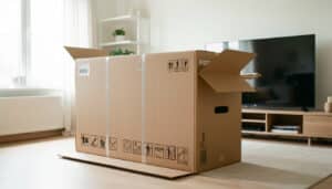 Carton pour TV 55 pouces : bien le choisir