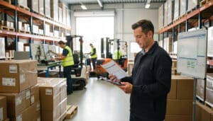 Salaire mensuel en logistique selon le poste occupé