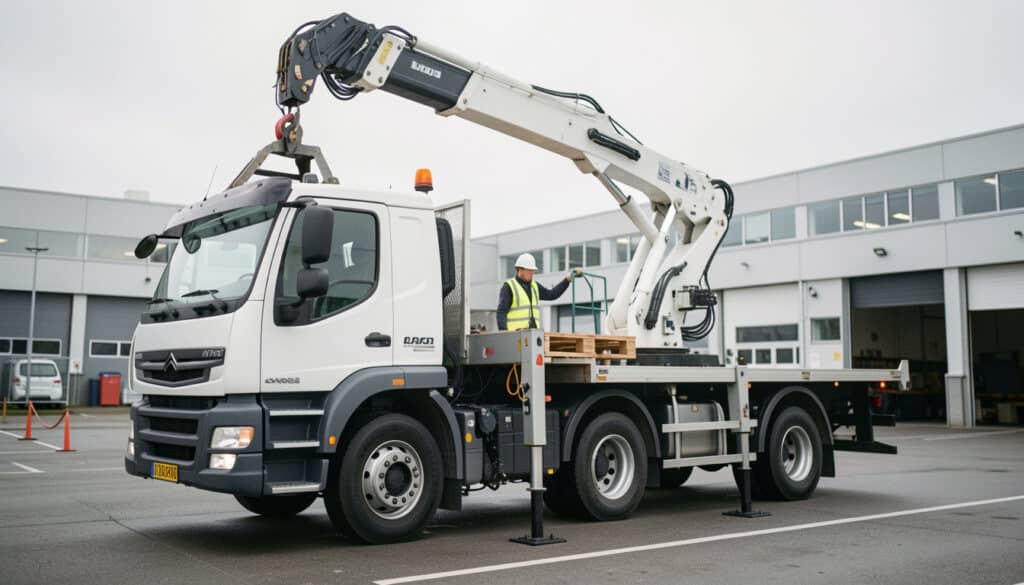 Grue auxiliaire de chargement : bien la choisir