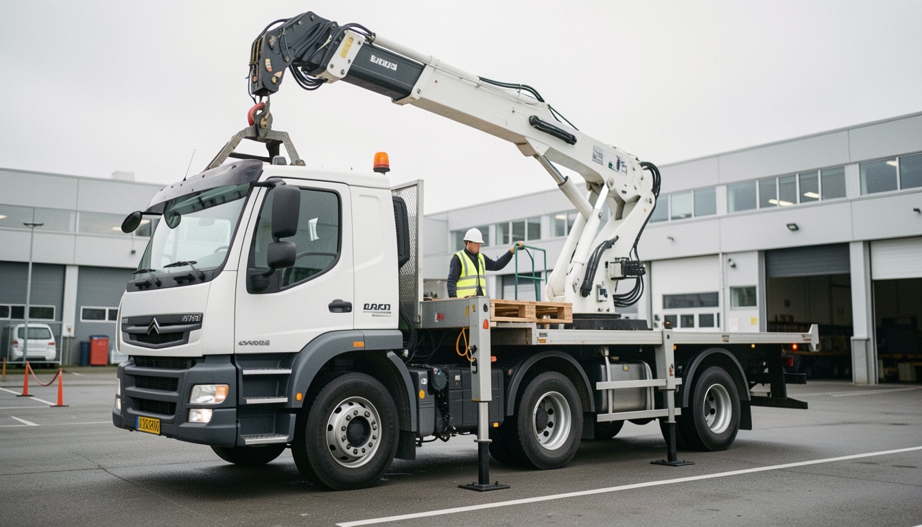 Grue auxiliaire de chargement : bien la choisir