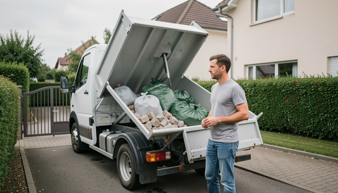 Louer un camion benne quand on est un particulier